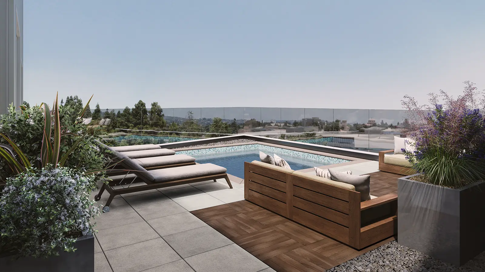 resort style pool