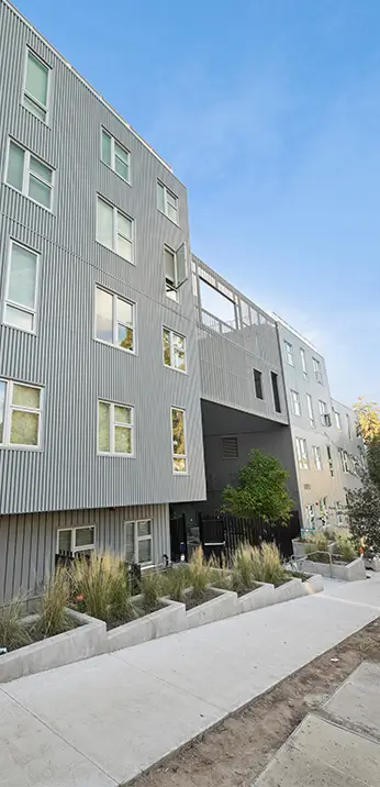 Apartment building exterior