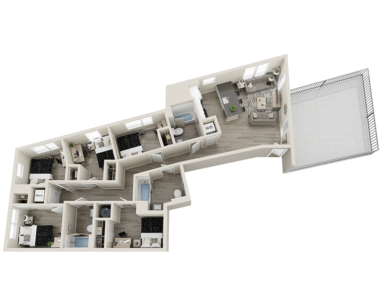 E11 - 5x3 Floor plan