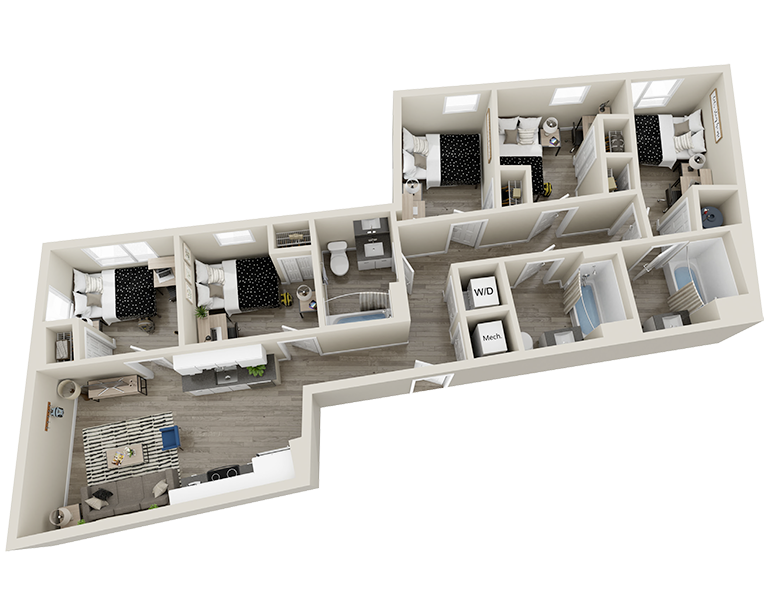 E8A - 5x3 Floor plan