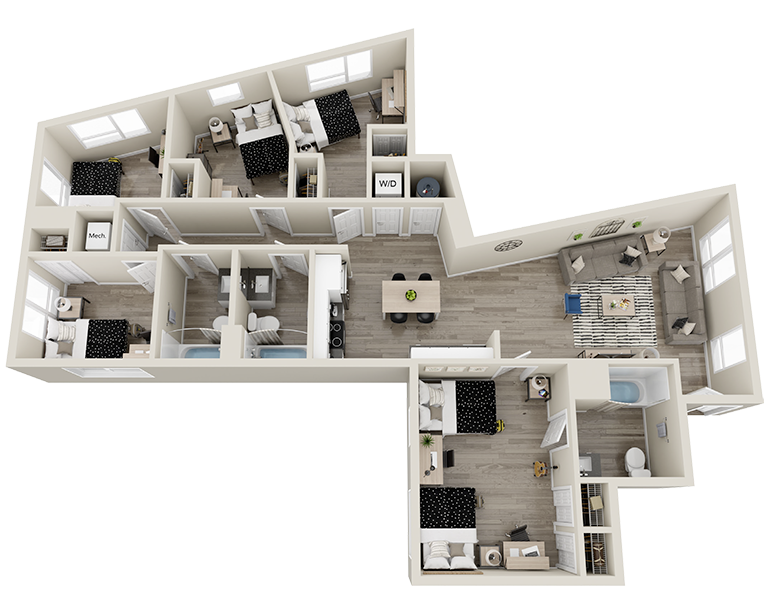 E7A - 5x3 Floor plan